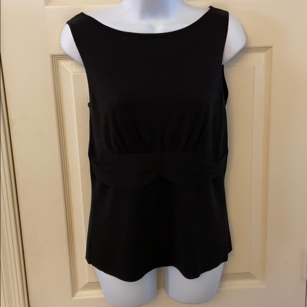 Ann Taylor Black Sweater with Design